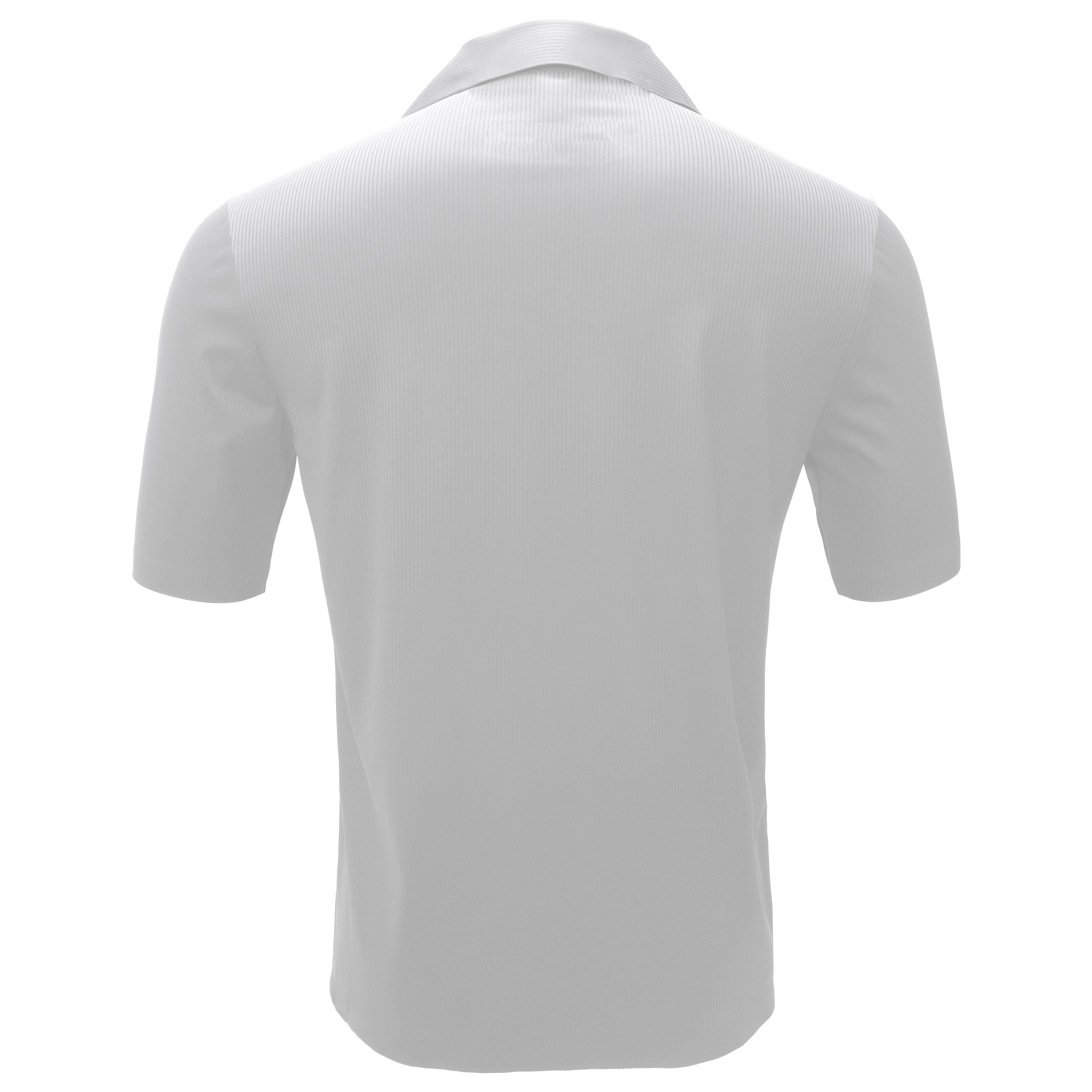 Refined Relaxation Short-Sleeved Button-Up Shirt WHITE