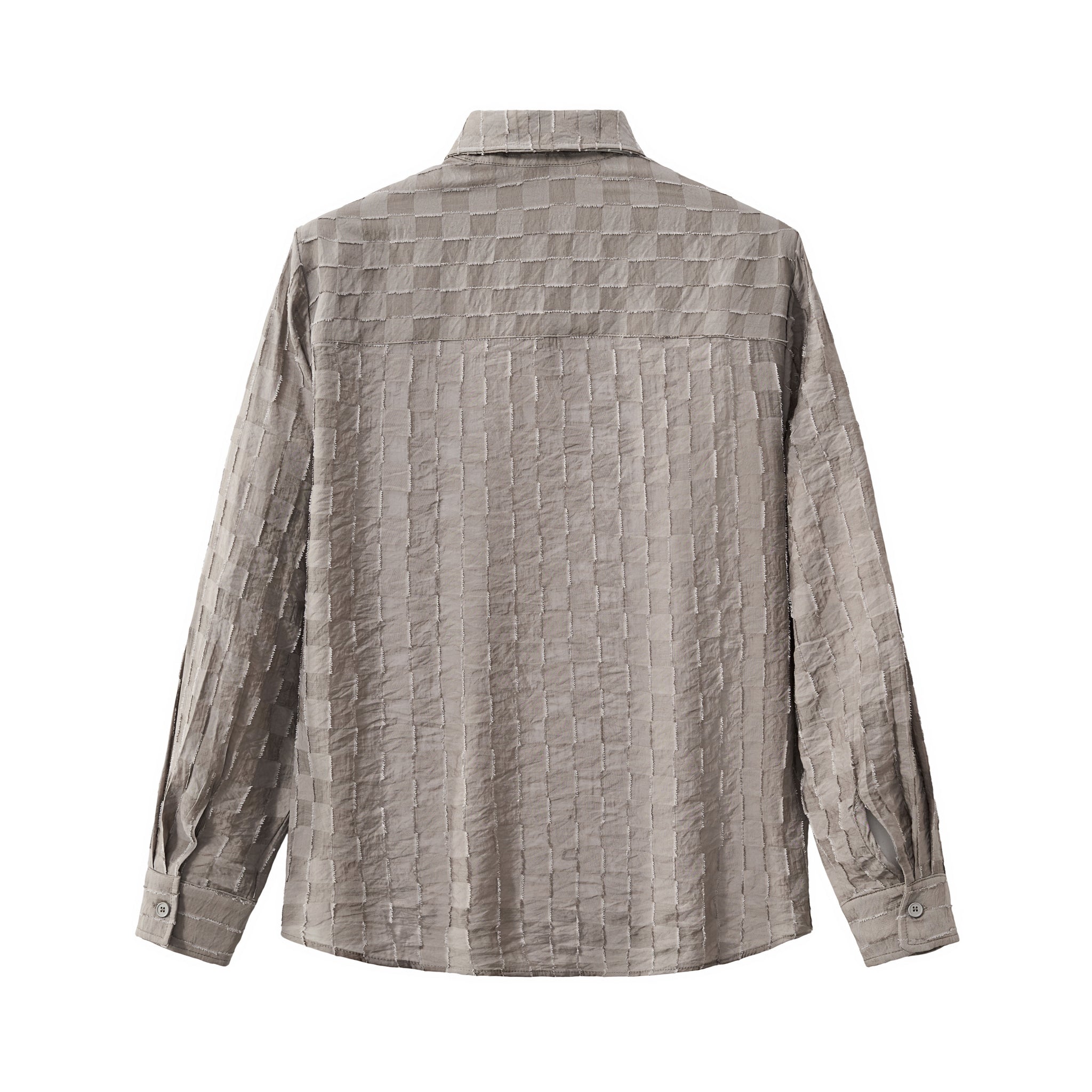 Haven Textured Long Sleeve Shirt GREY