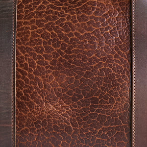 Coronado No.105 Bison Leather Duffle Bag - Walnut - Dudes Boutique