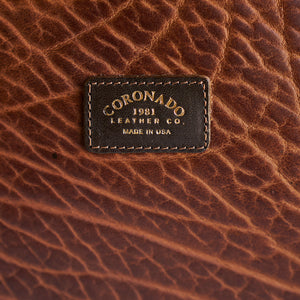 Coronado No.105 Bison Leather Duffle Bag - Walnut - Dudes Boutique