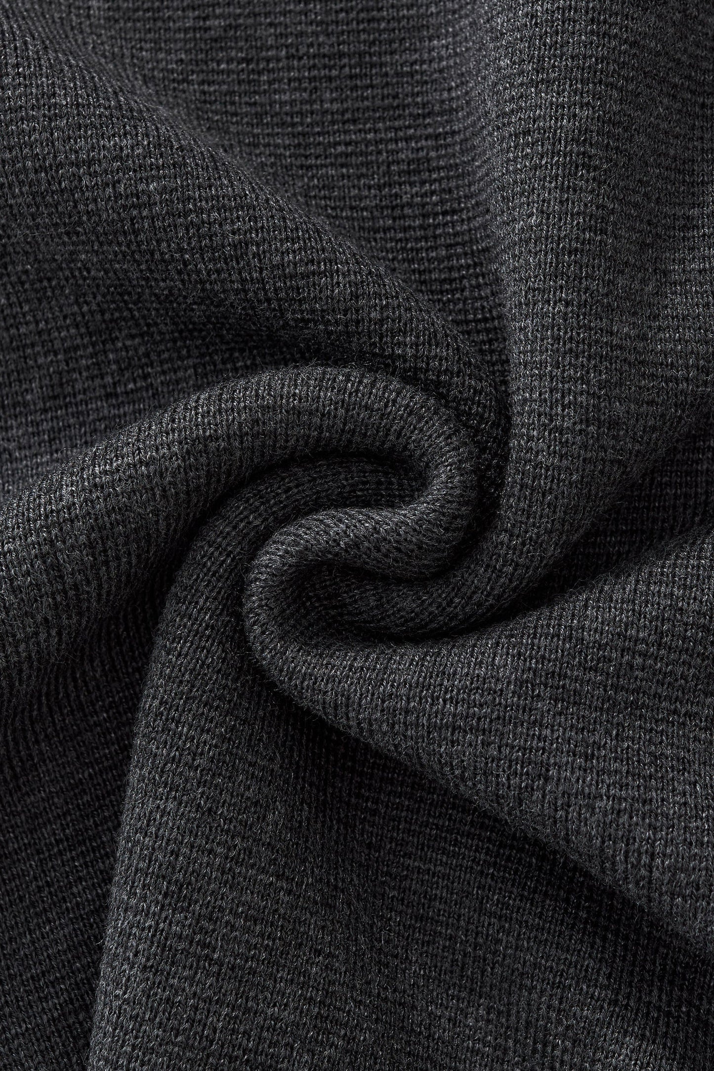 Dual-Layer Knit Fusion LS Sweater Shirt GREY