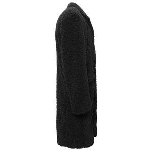 Teddy Comfort Long Coat BLACK - Dudes Boutique