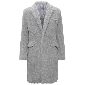 Teddy Comfort Long Coat GREY - Dudes Boutique