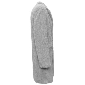 Teddy Comfort Long Coat GREY - Dudes Boutique