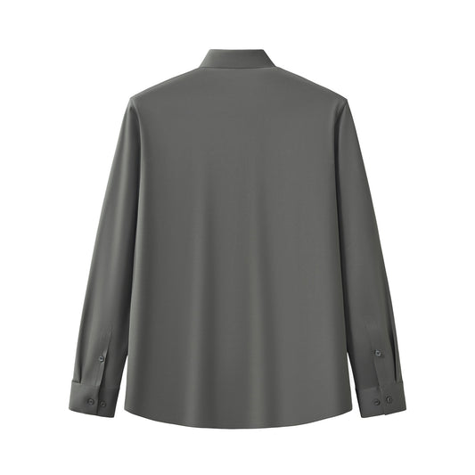 Velvet Core LS button up Shirt ARMY