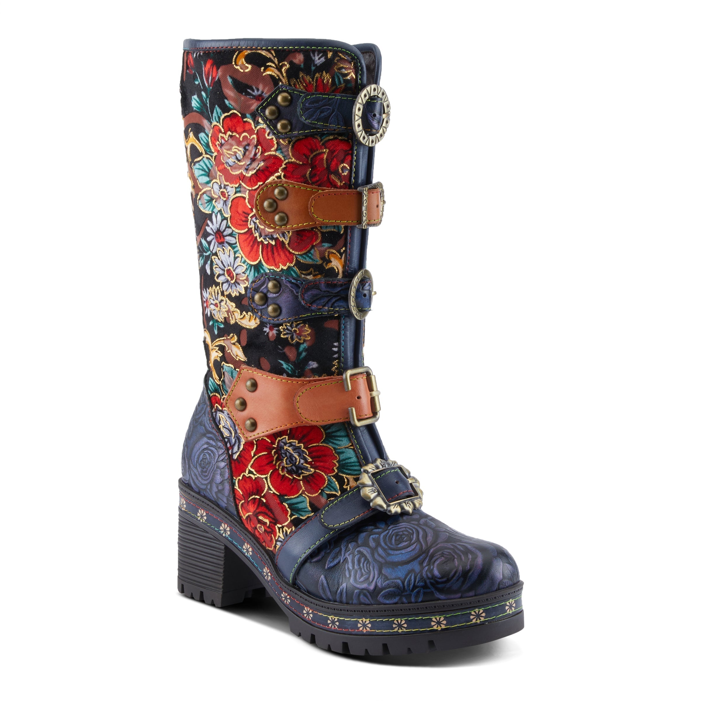 L'Artiste BRAZEN Boots - Navy