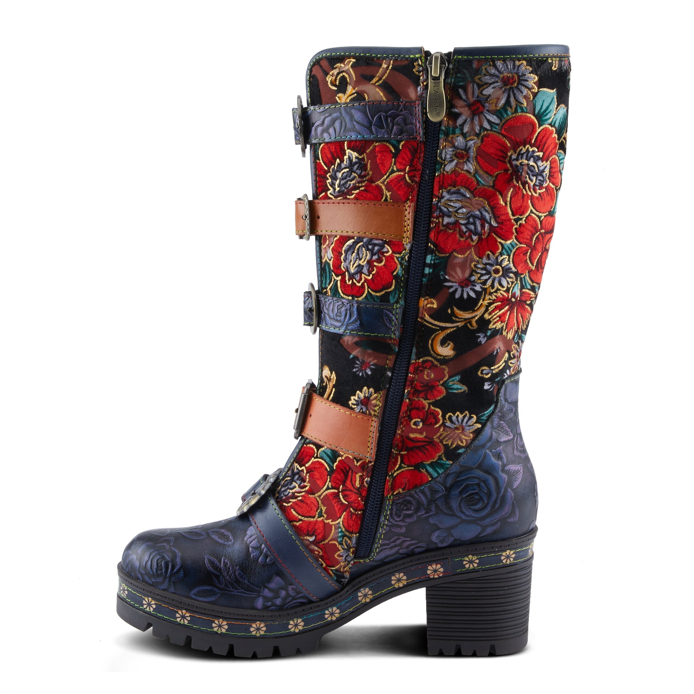 L'Artiste BRAZEN Boots - Navy