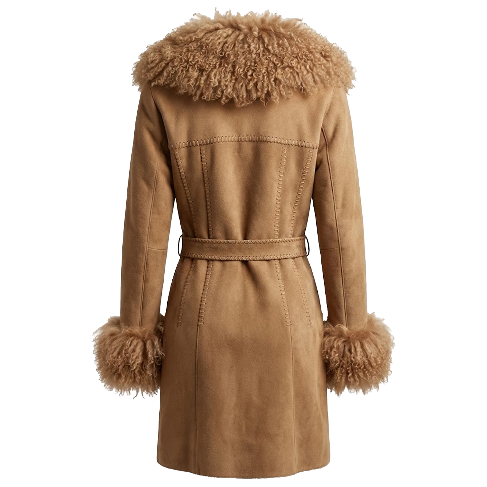 LUCY MONGOLIAN Ladies Shearling Coat