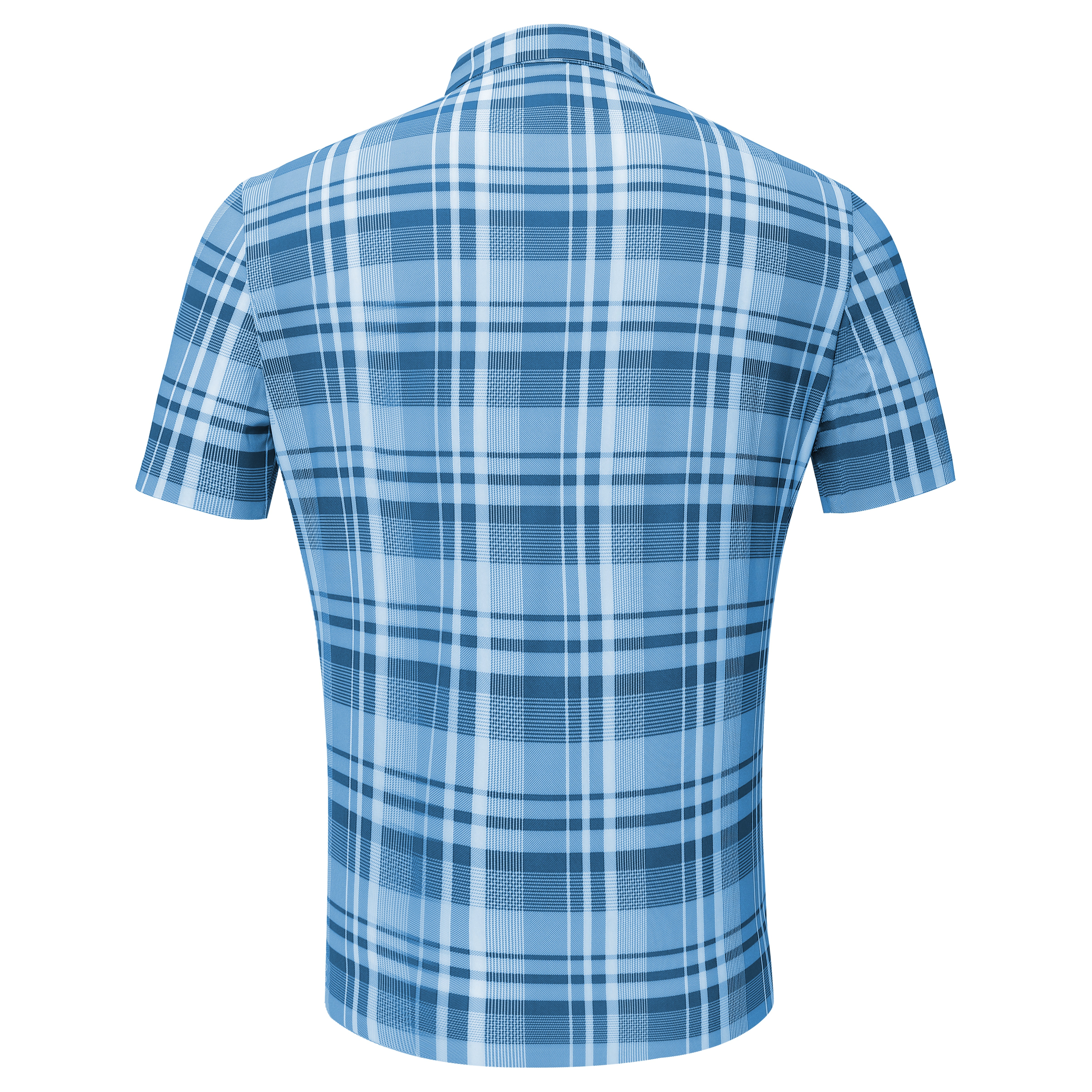 Square Up Short-Sleeve Shirt BLUE