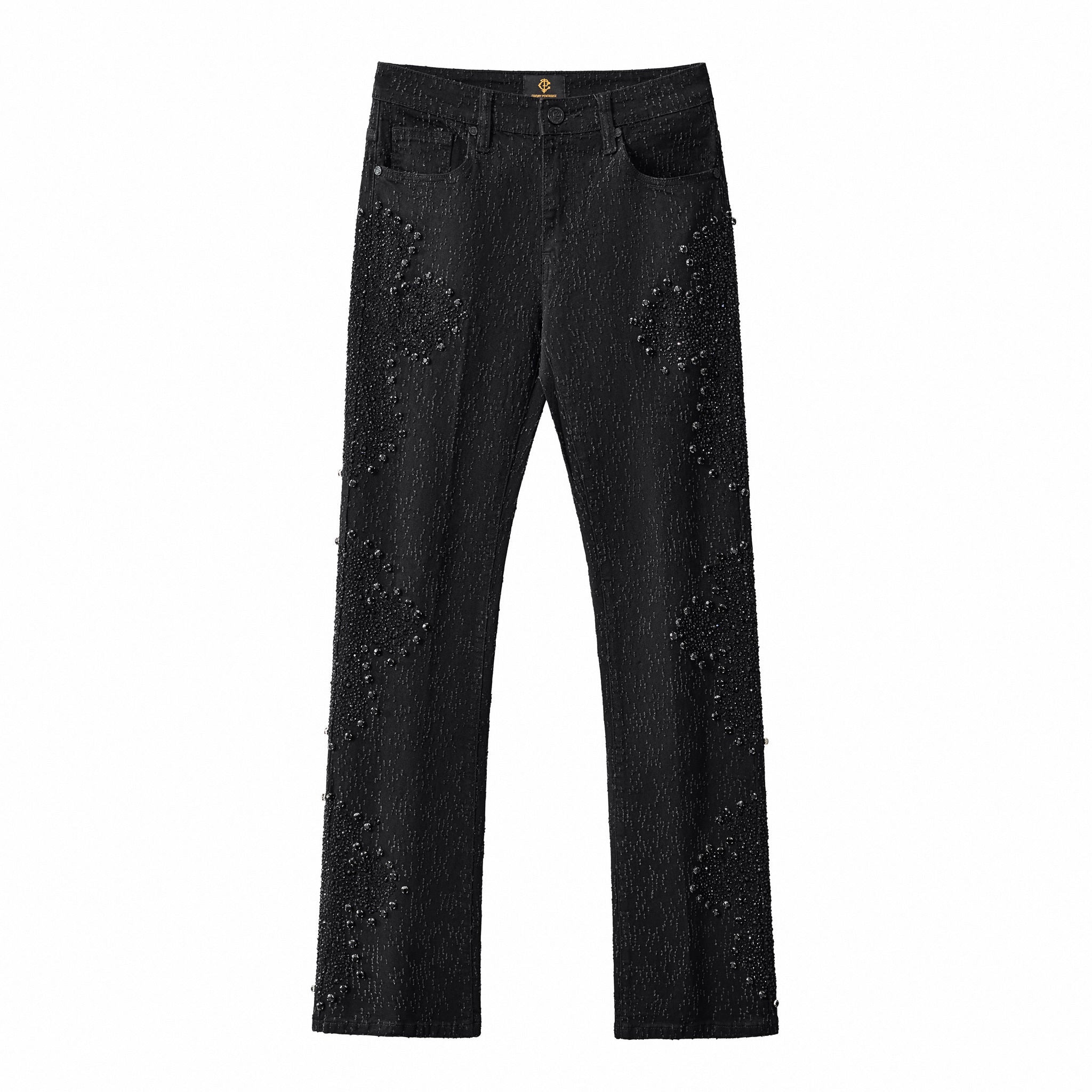 Sanctum Cross Denim Pant – Century Penthouse BLACK/BLACK