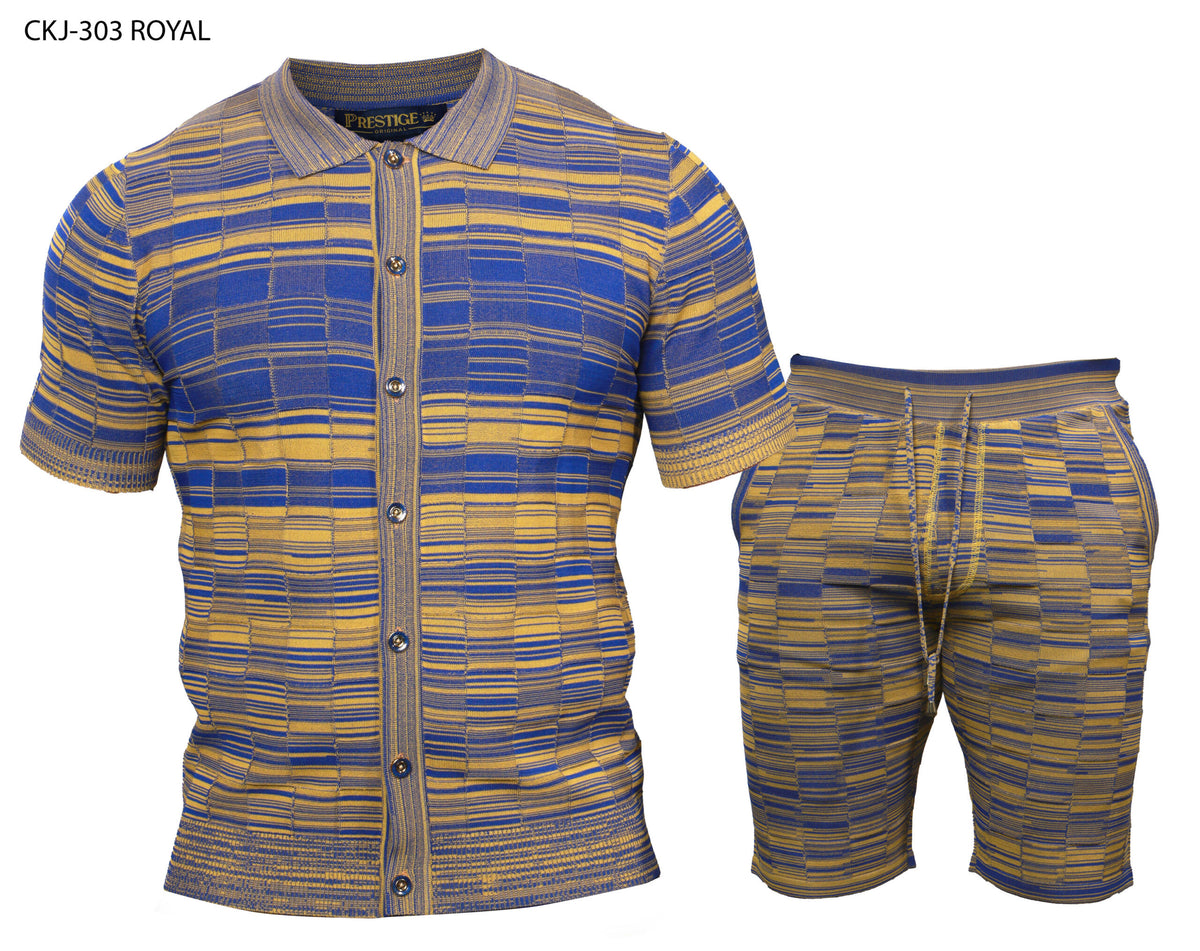 Prestige CKJ-303 Royal Shirt & Short Sets