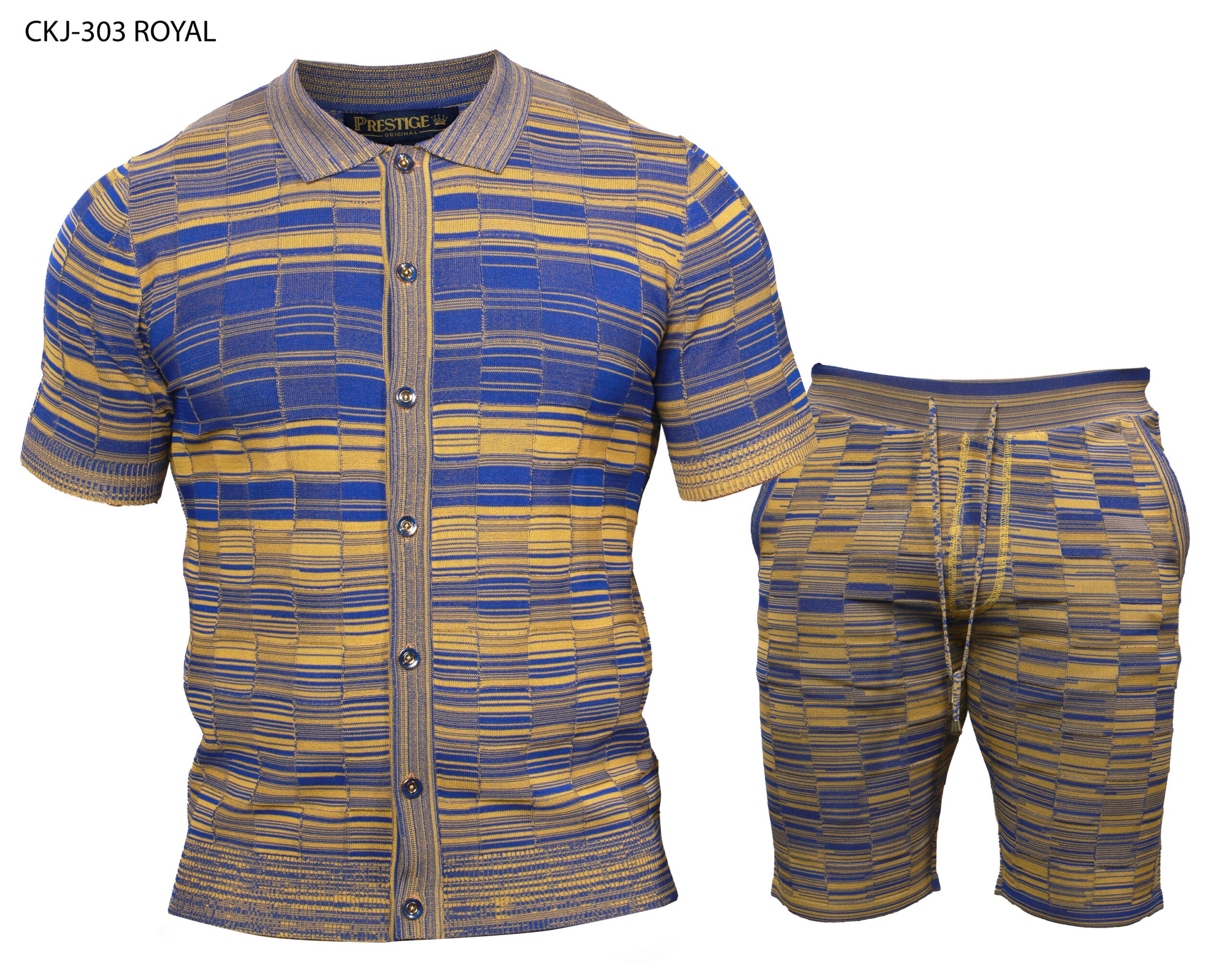 Prestige CKJ-303 Royal Shirt & Short Sets