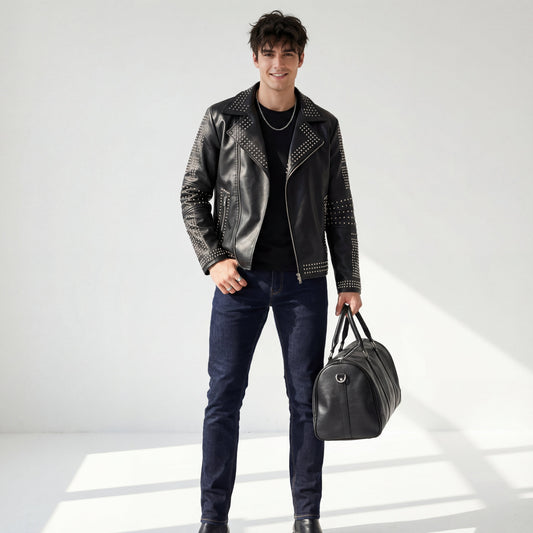 ROCK REBELLION JACKET - CENTURY PENTHOUSE BLACK