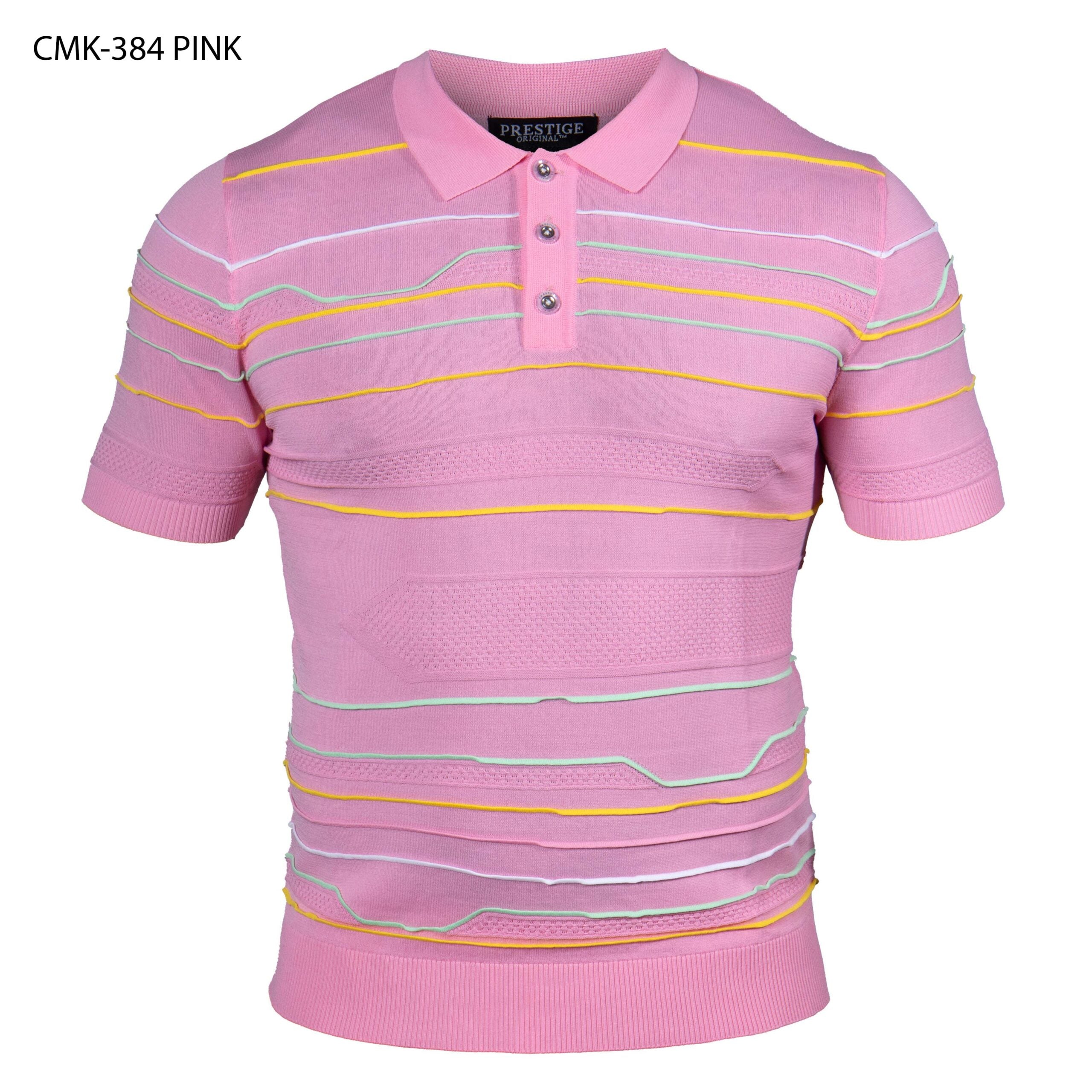 Prestige CMK-384 Pink Knit Shirt