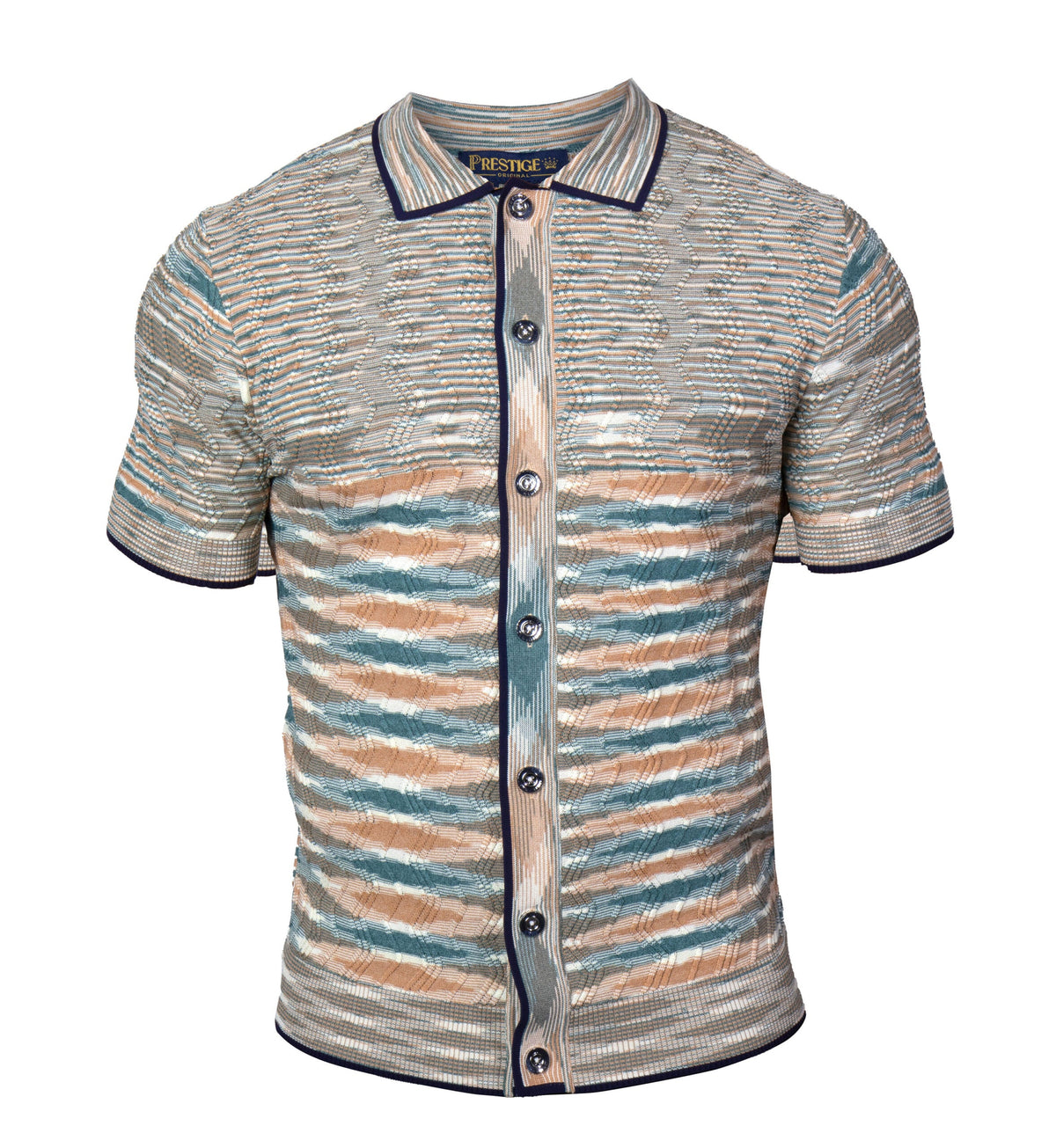 Prestige CMK-6021 Navy Knit Shirt
