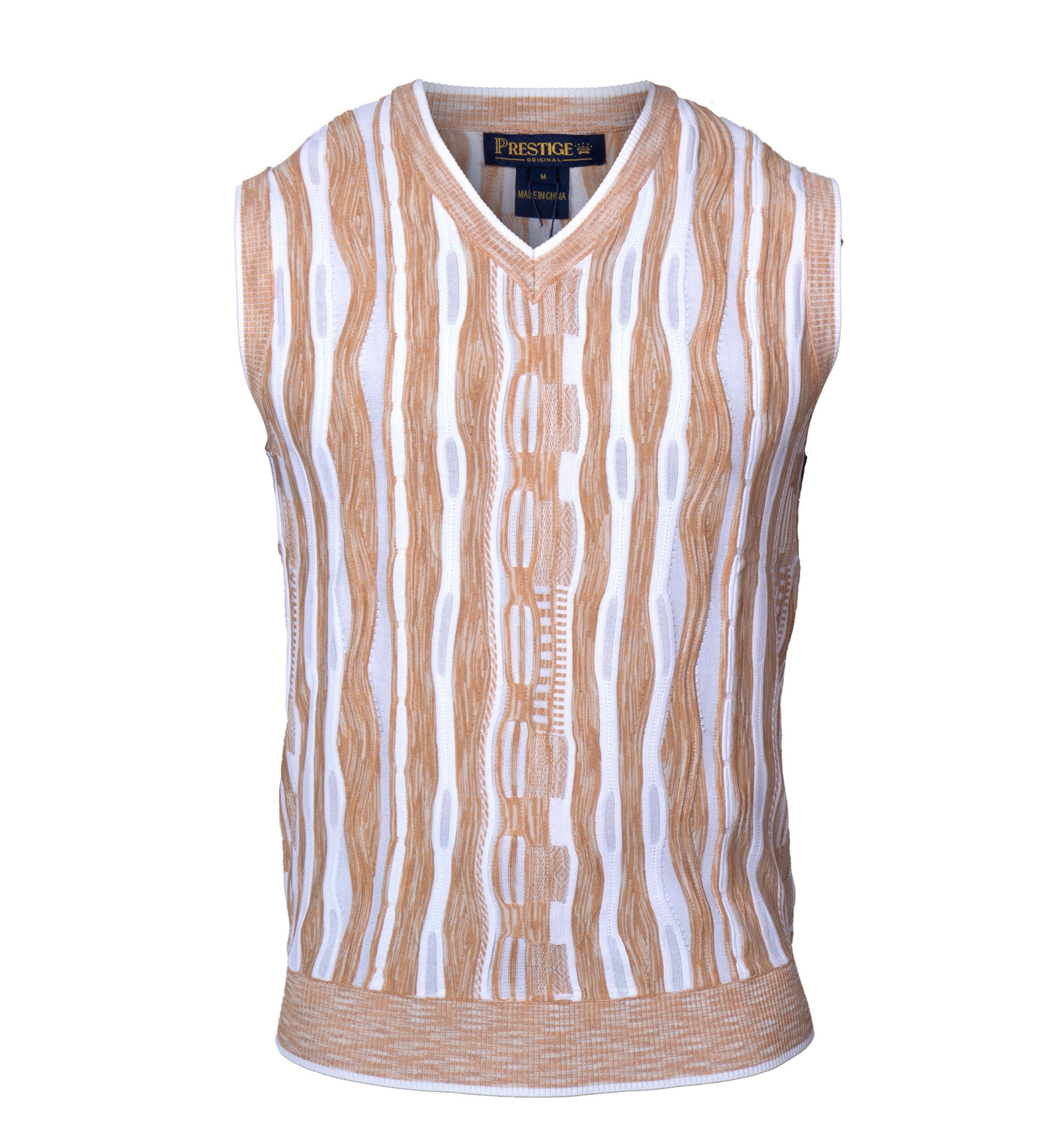 Prestige CMK-6028 Tan Knit Tank Top