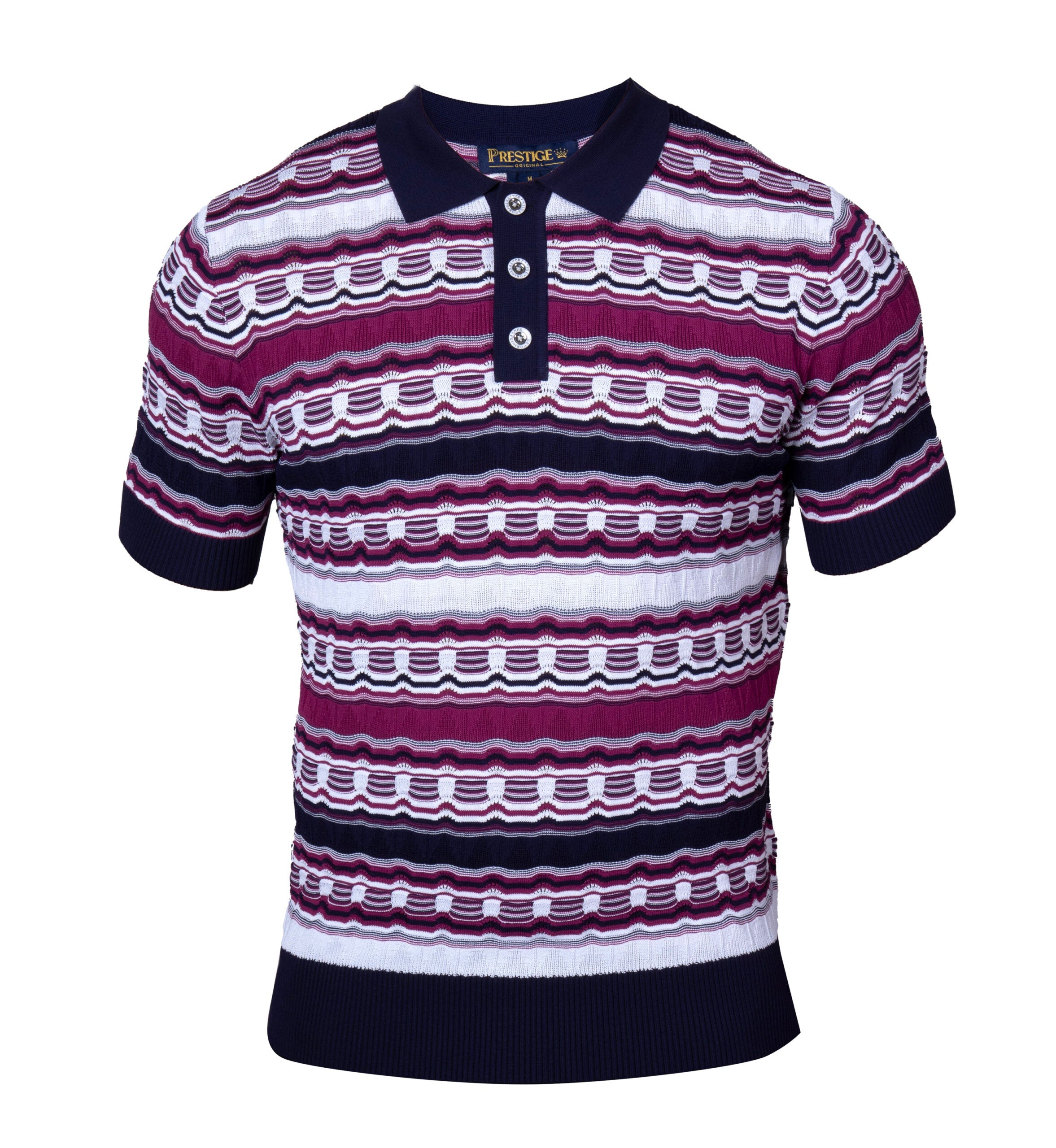 Prestige CMK-6033 Navy Knit Shirt