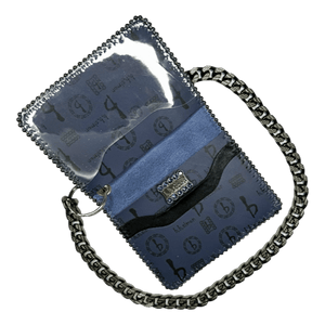 b.b. Simon Chain Wallet – Navy bb Pattern - Dudes Boutique