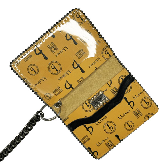 b.b. Simon Chain Wallet – Butterscotch bb Pattern - Dudes Boutique