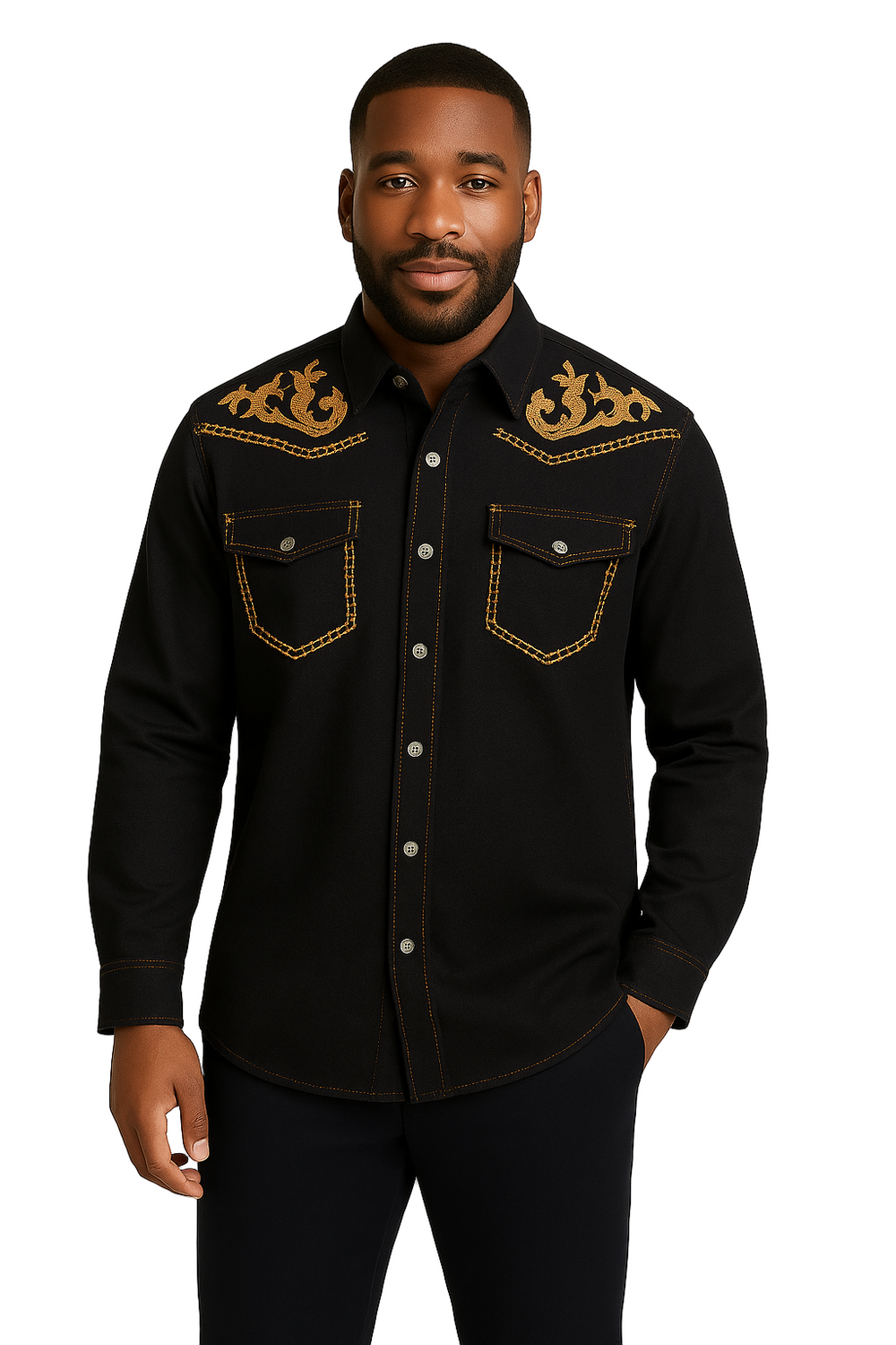 Prestige Golden Frontier Black & Gold Western Set