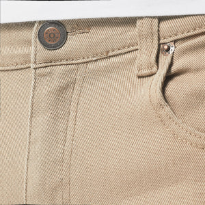 CopperRivet Khaki Denim Pants with Rips - Dudes Boutique