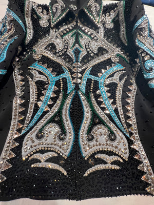 Kashani Blue Pharaoh Hyper Crystal Jacket - Dudes Boutique