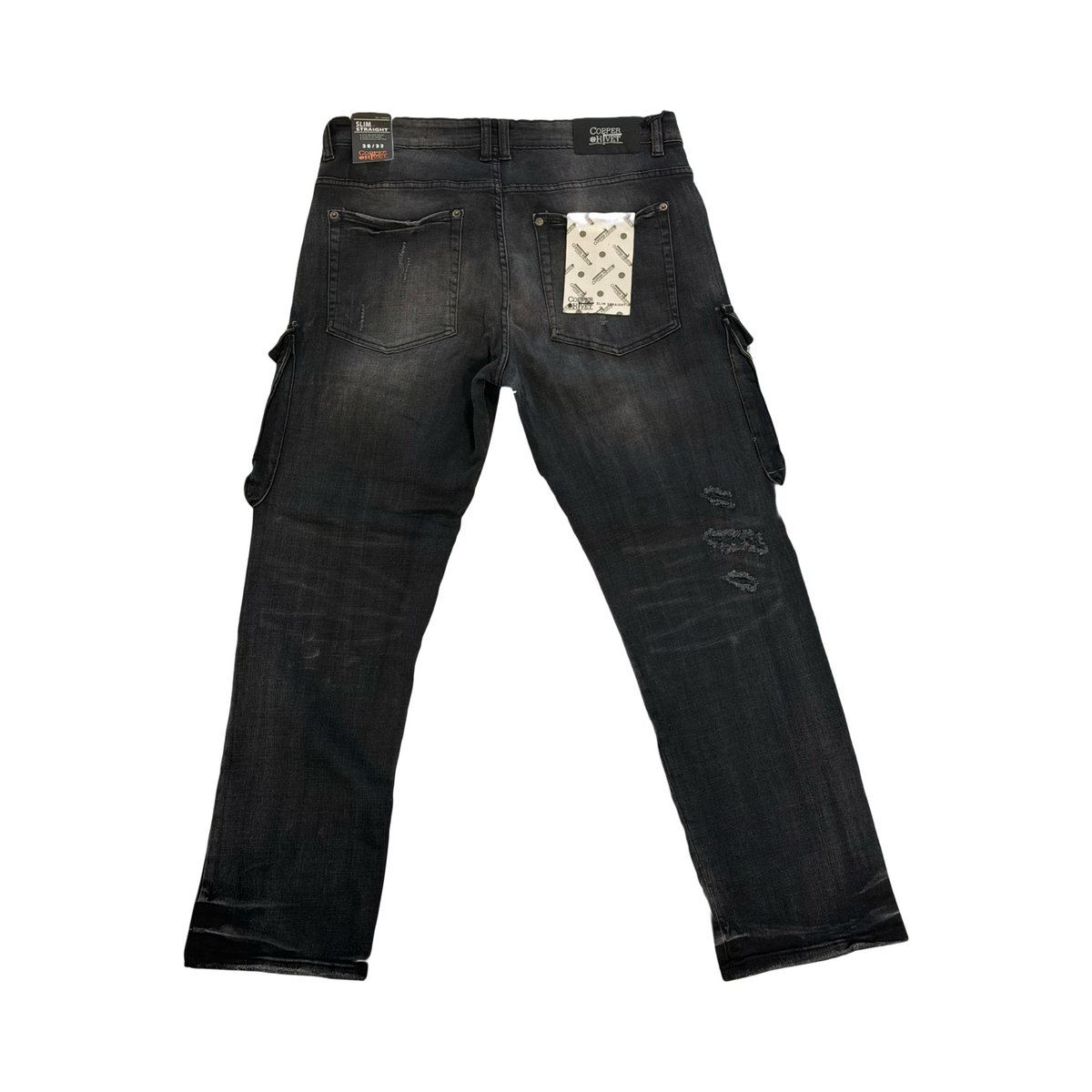 CopperRivet Rip & Repair Cargo Jeans