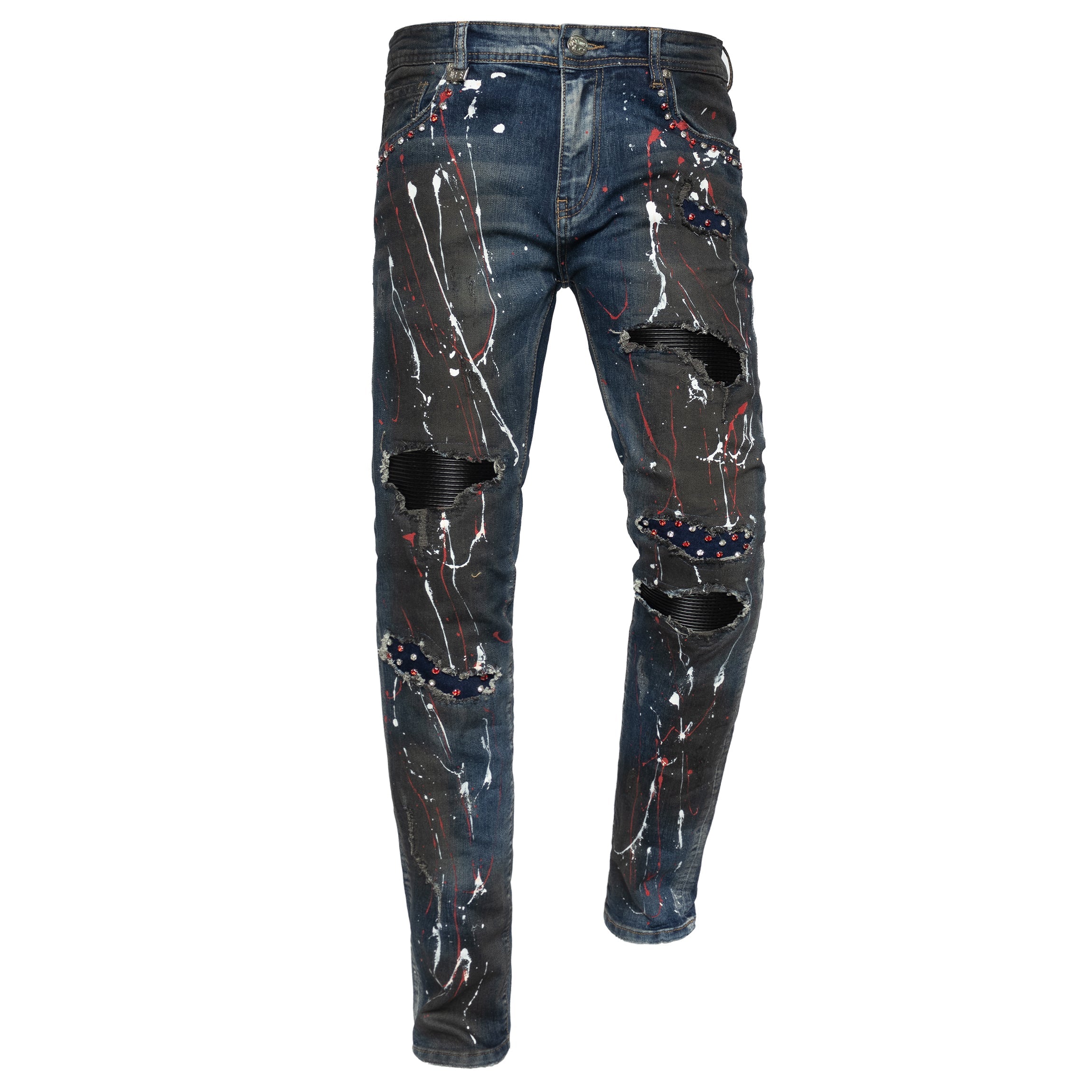 Street Edge DENIM/RED - Dudes Boutique