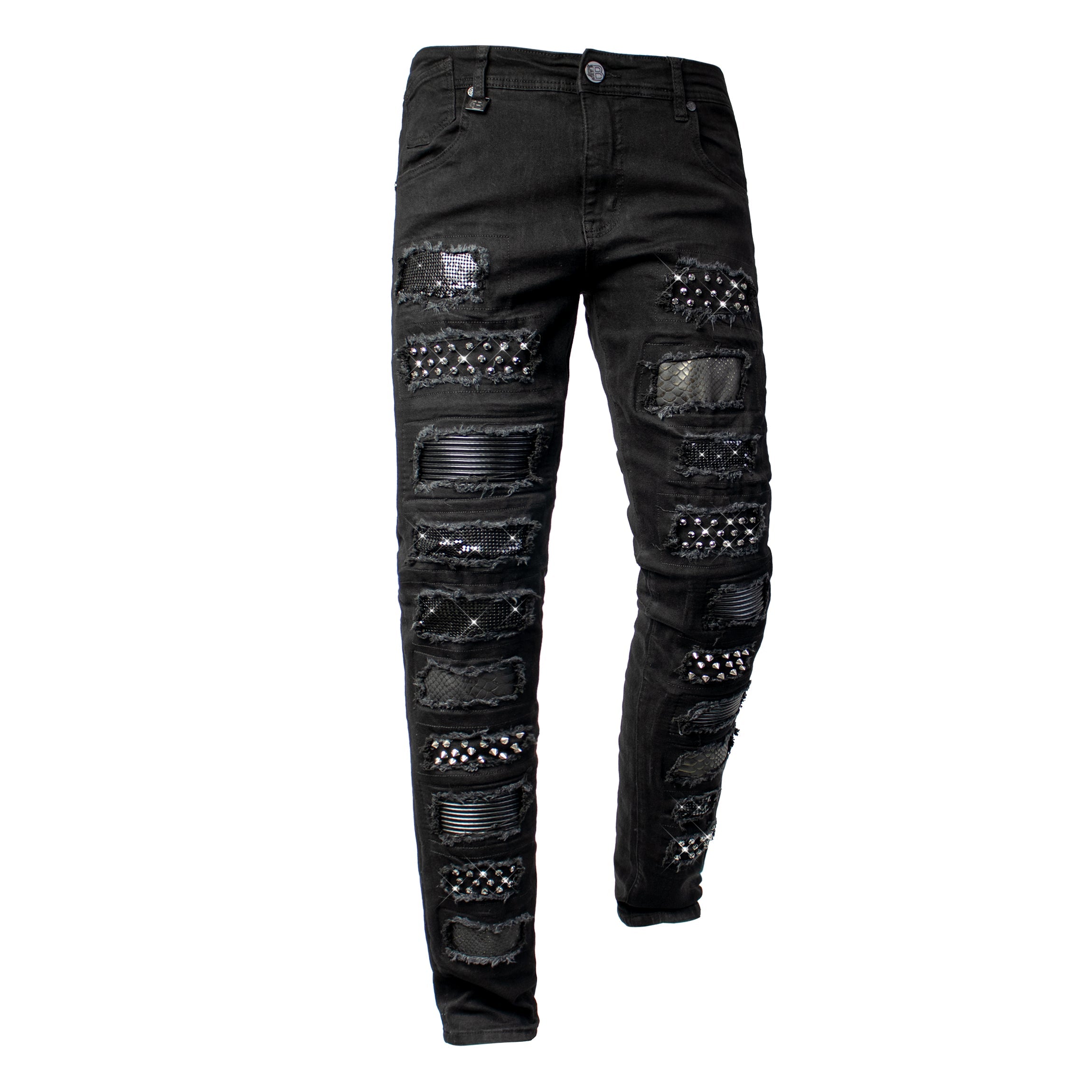 CITY DAZE Denim Pants BLACK