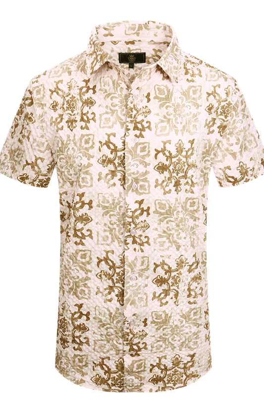 Desert Bloom SS Shirt WHITE/BLACK