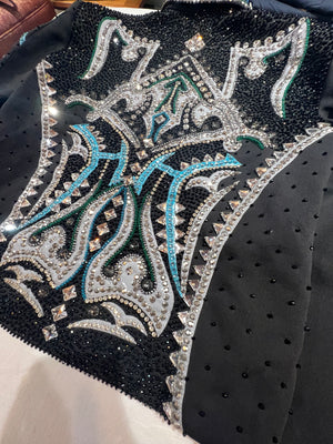 Kashani Blue Pharaoh Hyper Crystal Jacket - Dudes Boutique