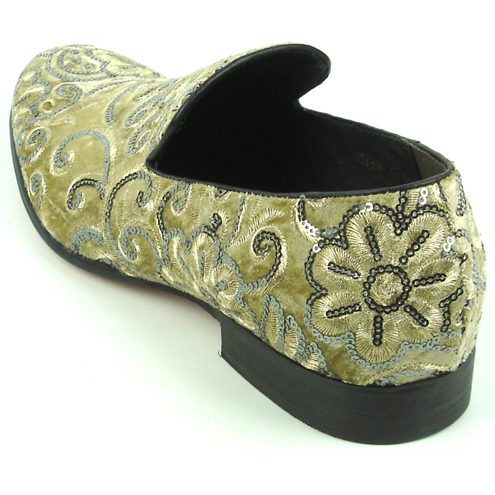FI-7363 Beige Slip on Loafer Fiesso by Aurelio Garcia