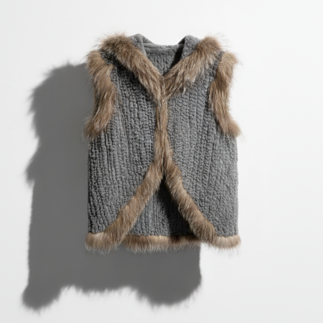 Kashani Women's Rex Rabbit Fur Vest
