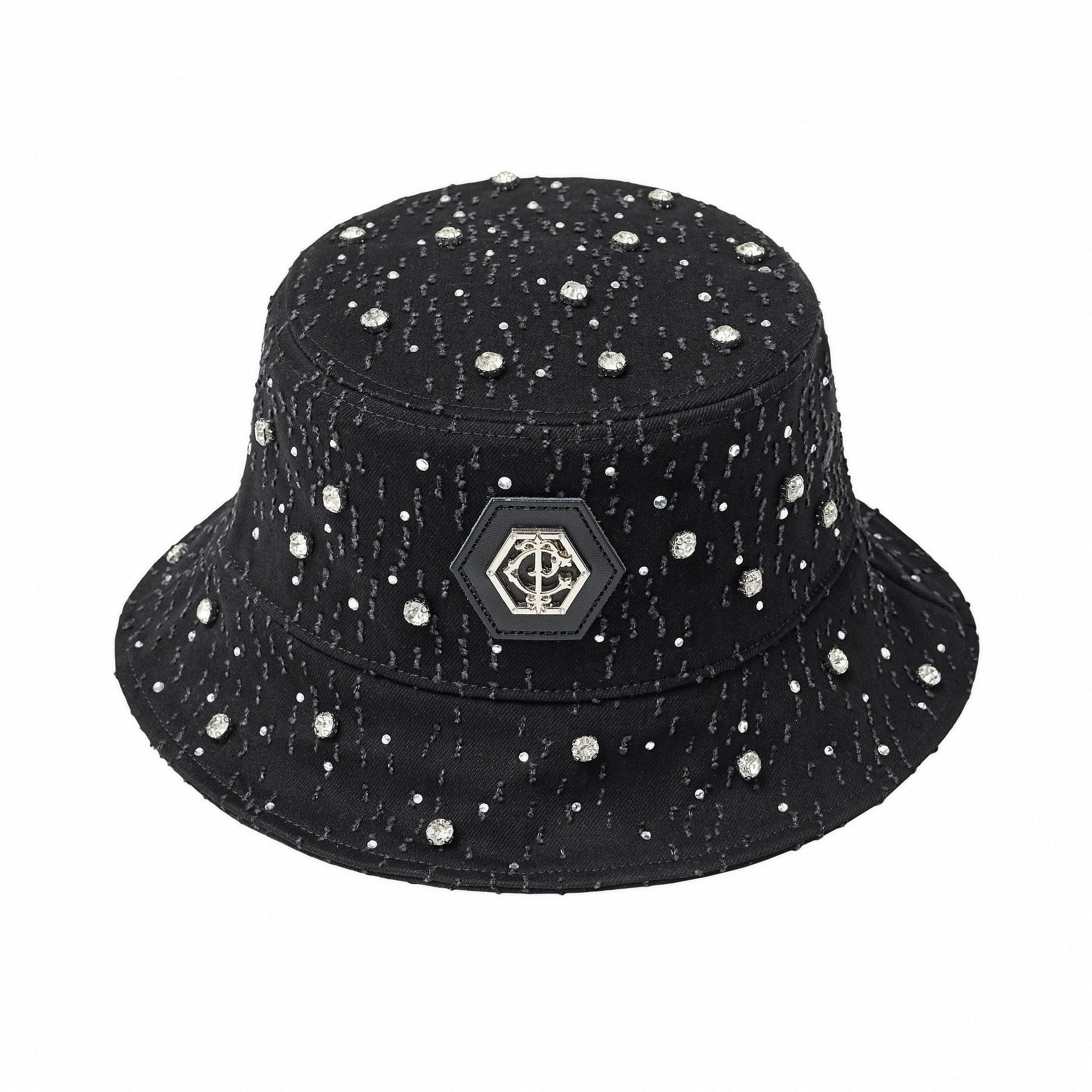 Sanctum Cross Denim hat - Century Penthouse BLACK/SILVER