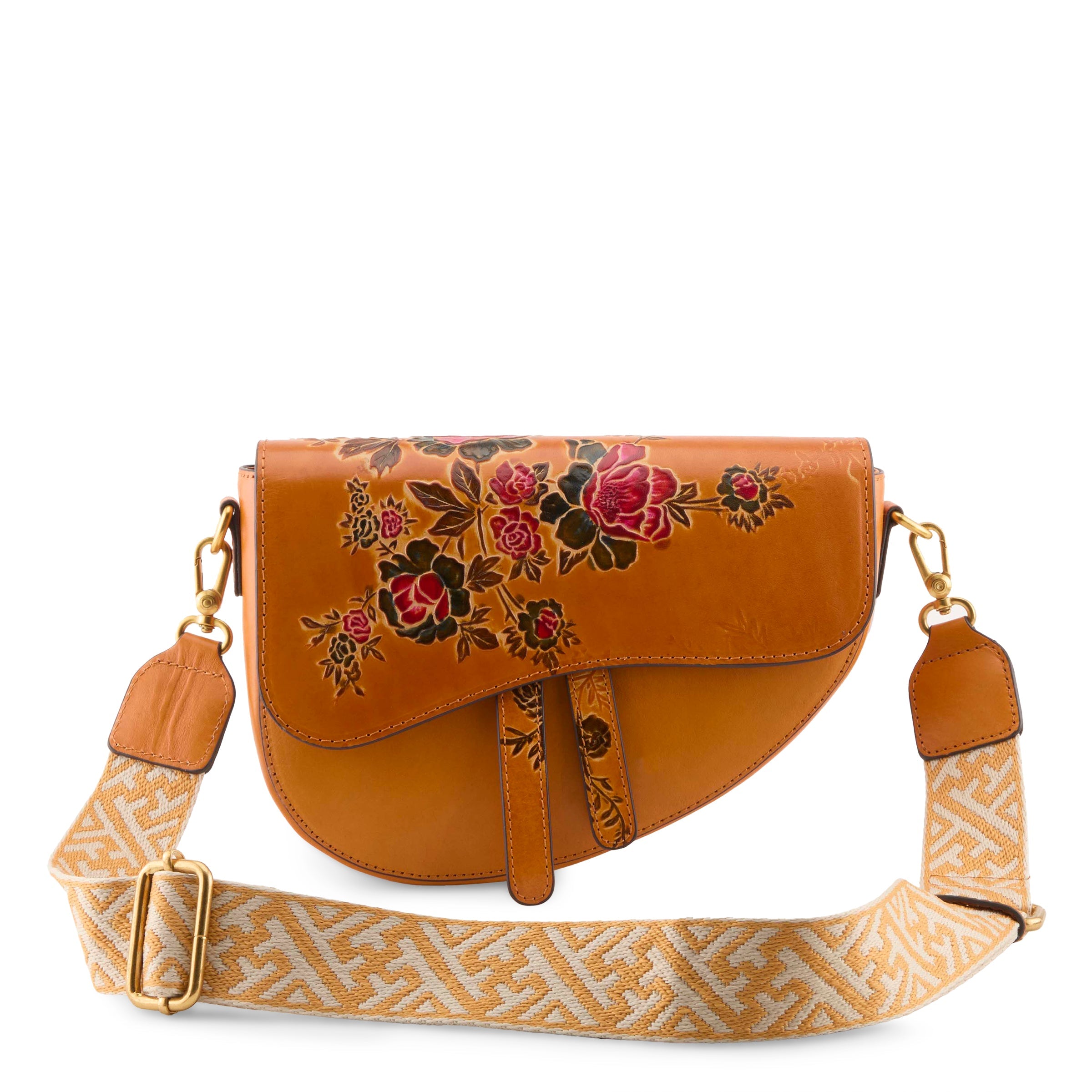 L'Artiste HB-Canter Camel Handbag