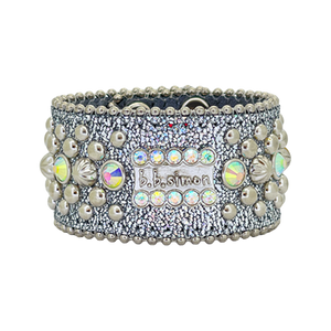 b.b. Simon Trojan Cuff Silver AB Bracelet - Dudes Boutique