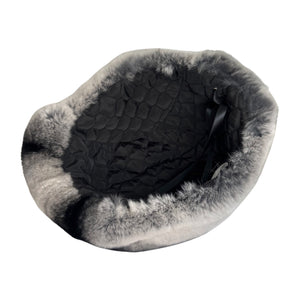 Kashani Rex Rabbit Chinchilla Herringbone Cap - Dudes Boutique