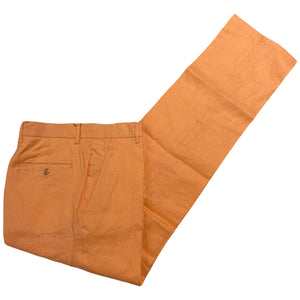 Prestige Peach Linen Dress Pants - Dudes Boutique