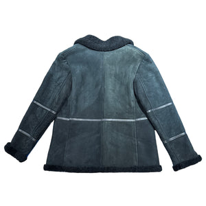 Jakewood Men's Black Shearling Toggle Coat - Dudes Boutique