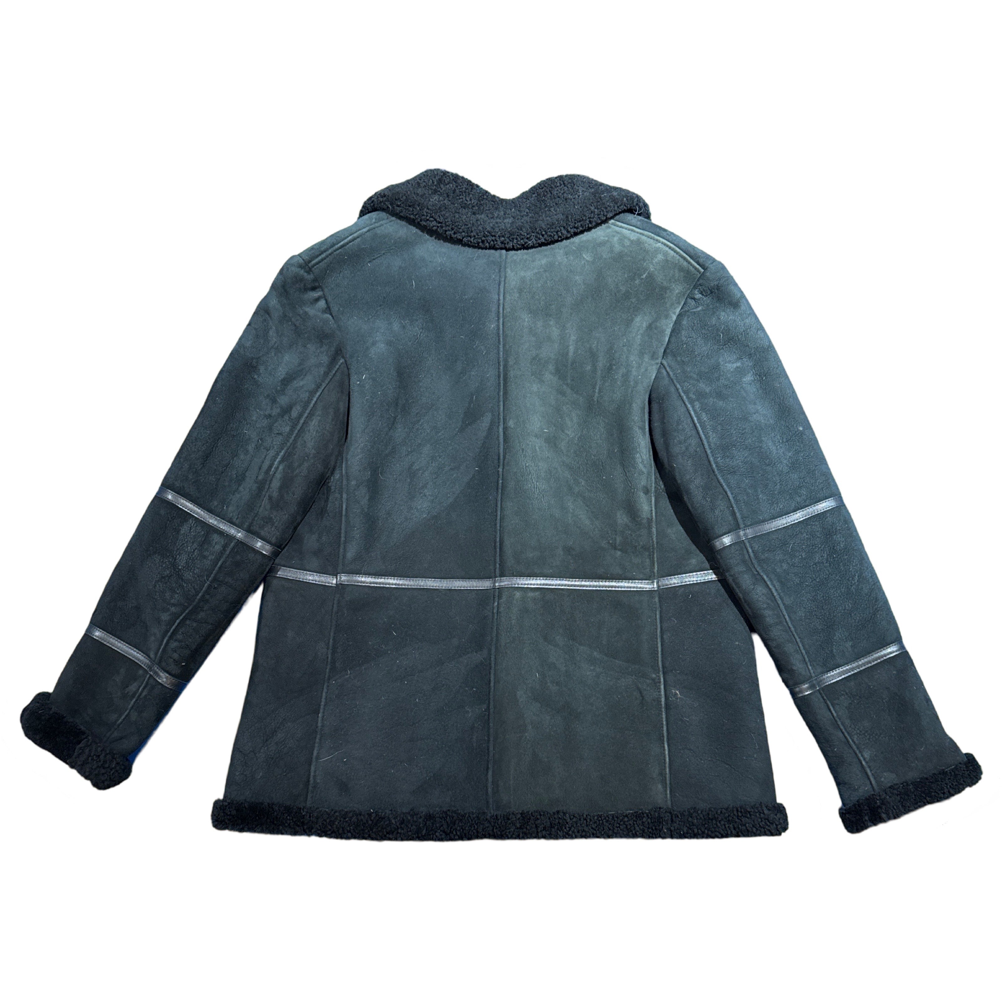 Jakewood Men's Black Shearling Toggle Coat - Dudes Boutique