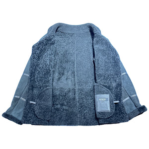 Jakewood Men's Black Shearling Toggle Coat - Dudes Boutique