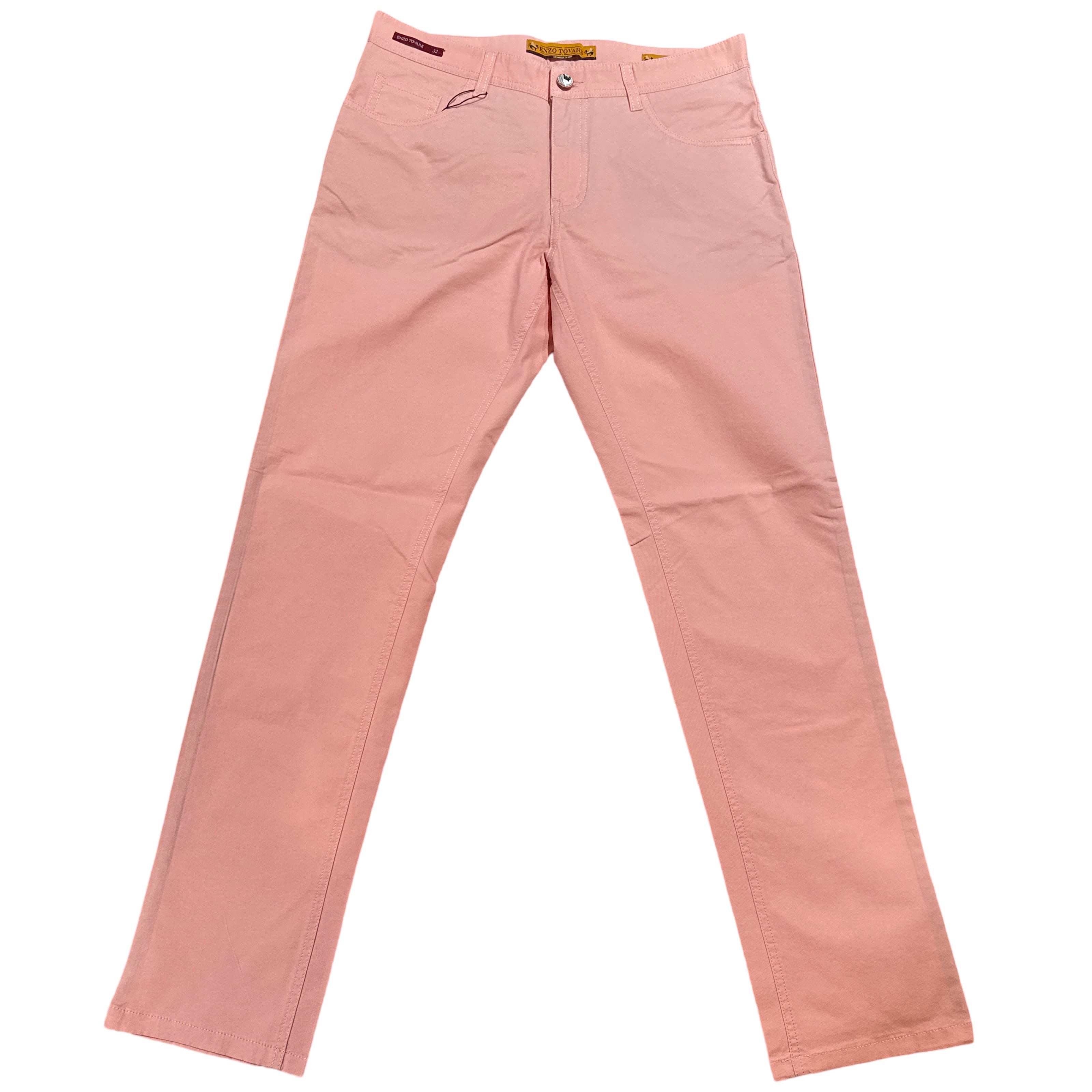Enzo Alpha-436 Pink High End Pants - Dudes Boutique