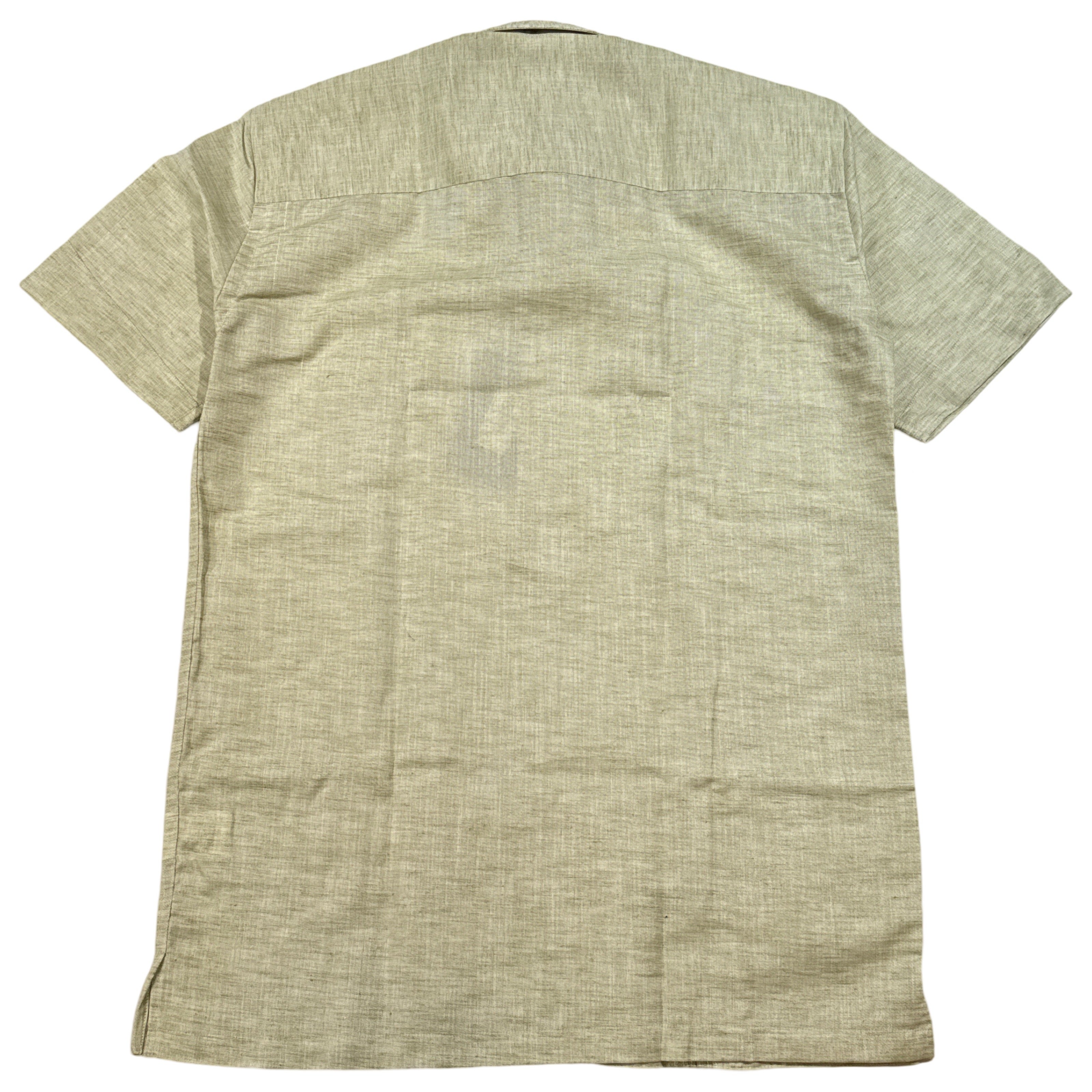 Johnny Q Men's Lime Cargo Pocket Short Sleeve Cigar Shirt - Dudes Boutique