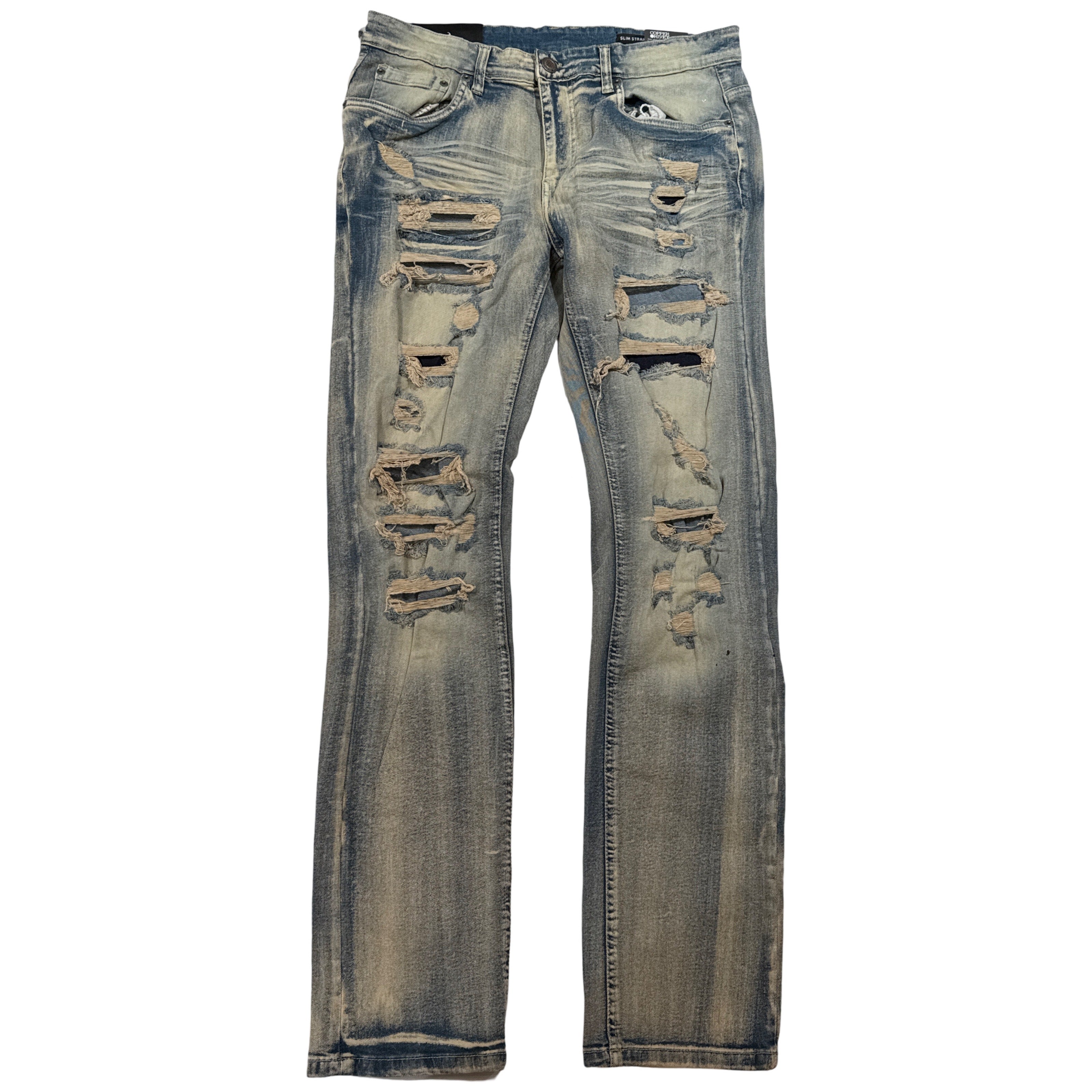 Vintage Wash Extreme Distressed Jeans Womens Boyfriend Jeans