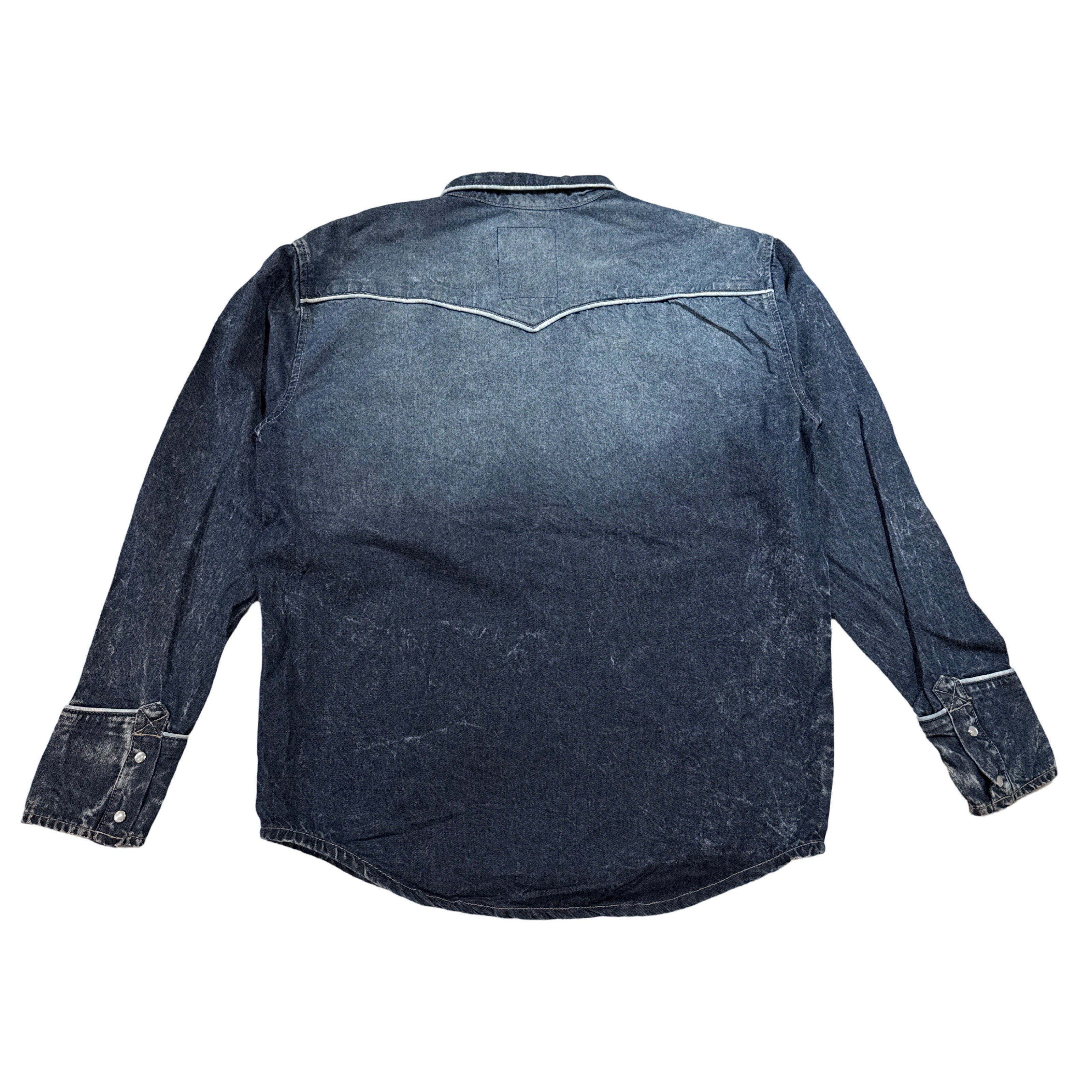 CopperRivet Blue Western Button Down Shirt - Dudes Boutique