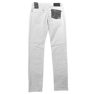 CopperRivet White Denim Pants with Stretch - Dudes Boutique
