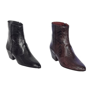 Los Altos Full Ostrich Leg Zipper Dress Boots - Dudes Boutique
