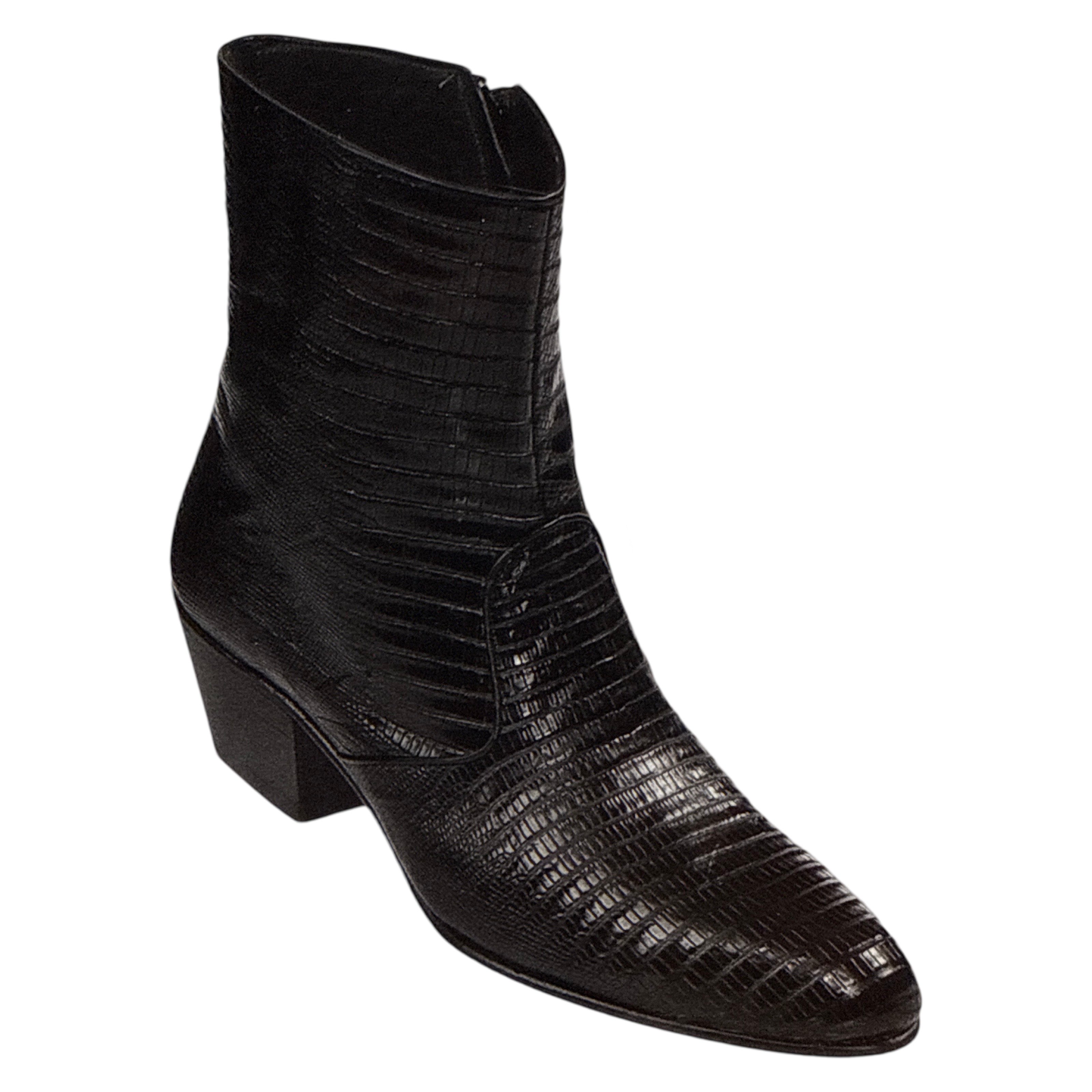 Los Altos All-Over Lizard Dress Boots - Dudes Boutique