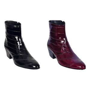 Los Altos All-Over Eel Dress Boots - Dudes Boutique