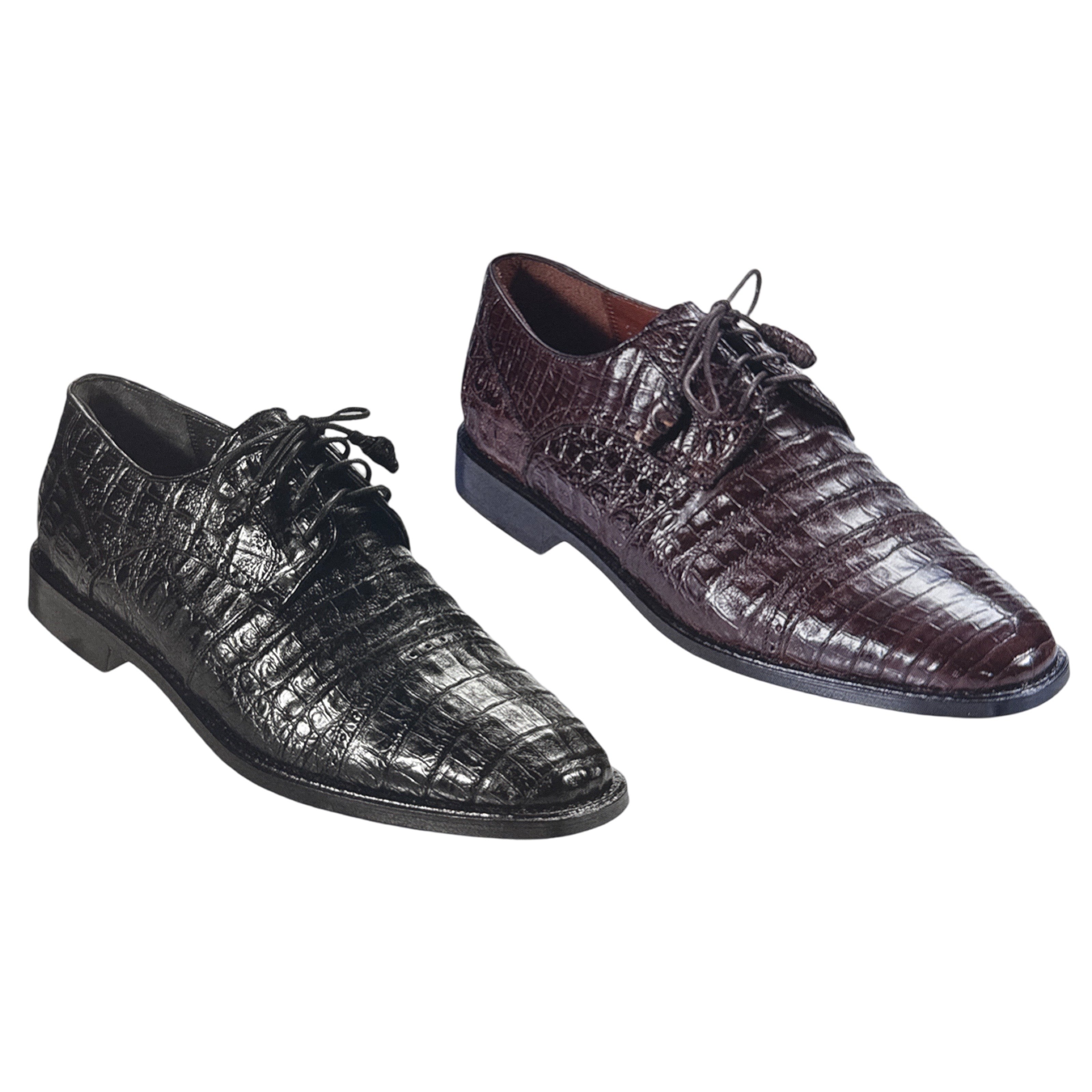 Los Altos Full Skin Crocodile Derby Dress Shoes - Dudes Boutique